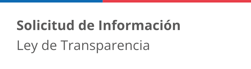 Solicitud de Información – Ley de Transparencia