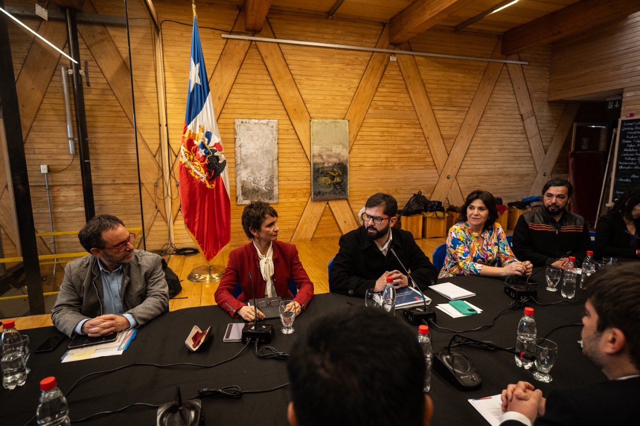 Ministra Ana Lya Uriarte acompaña al Presidente Gabriel Boric en visita a La Araucanía