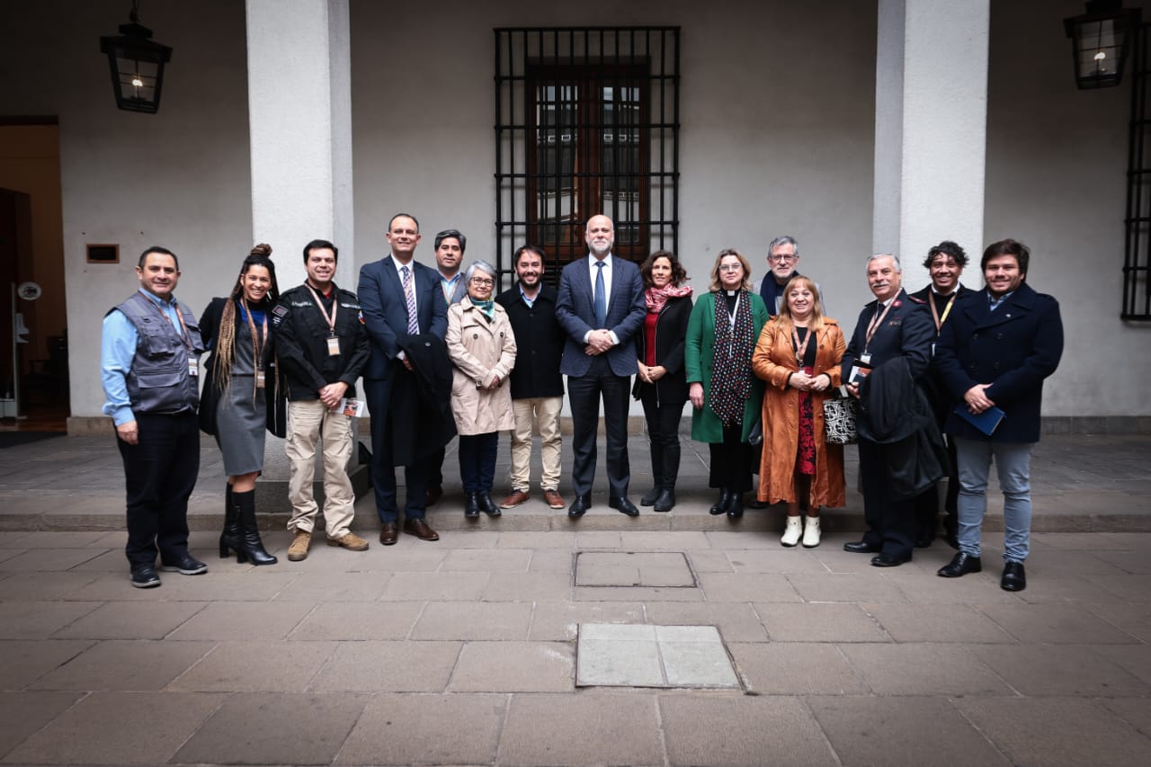 Ministro Elizalde recibe a Red Interreligiosa de Emergencia y valora su colaboración en últimas catástrofes