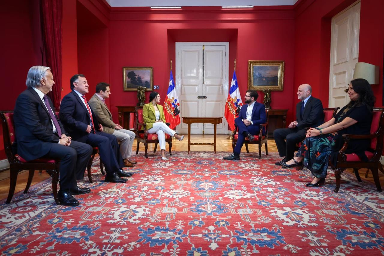 Ministro Elizalde y Subsecretaria Lobos participan en reunión del Presidente Boric con la nueva mesa directiva de la Cámara de Diputadas y Diputados