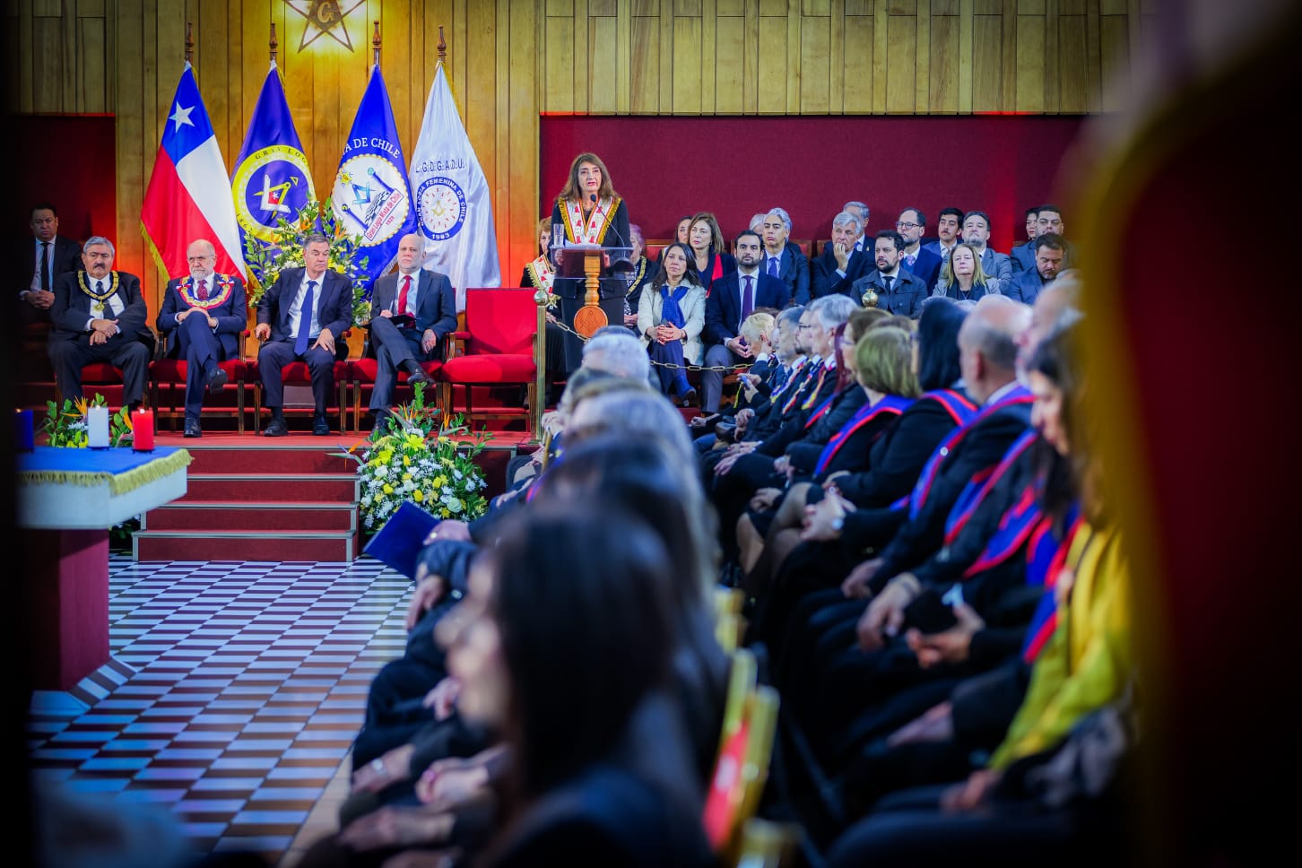 Autoridades de la Segpres participan de una nueva versión de “Fraternitas de la República” de la Gran Logia de Chile
