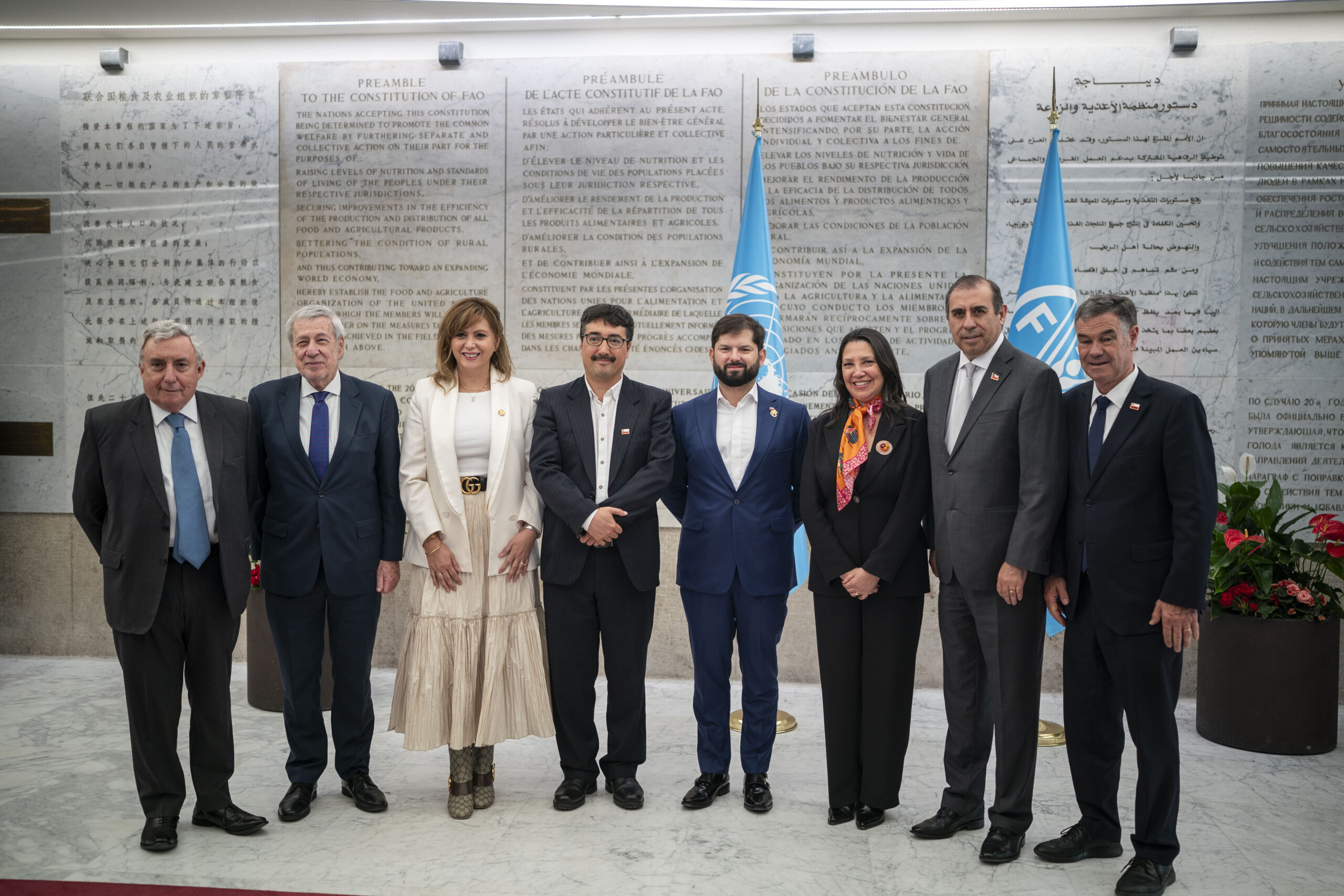 Ministra Lobos asiste a inauguración del Foro de Inversión de la Iniciativa Mano de la Mano de la FAO