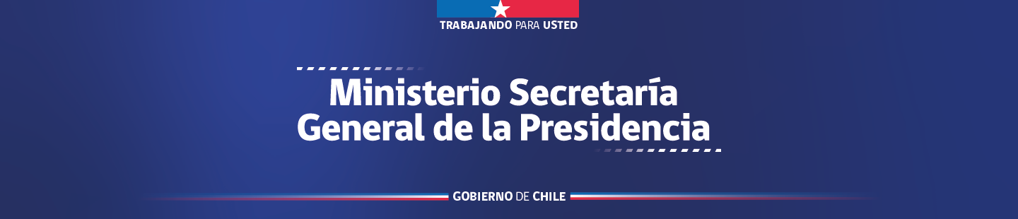 Banner Ministerio Secretaría General de la Presidencia